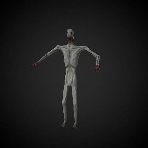 3d Model Horror Character Vr Ar Low Poly Cgtrader