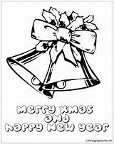 Christmas Year Happy Merry Pages Drawing Coloring Color Online Getdrawings Holidays sketch template