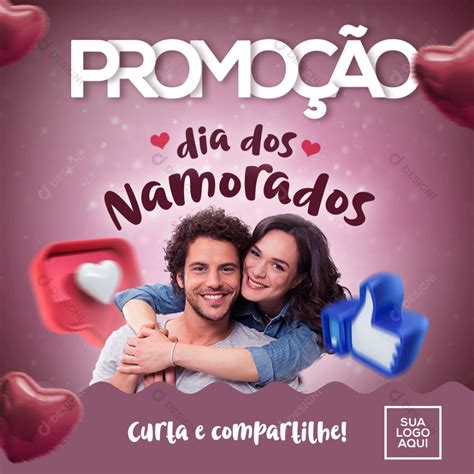 Promoção Dia Dos Namorados Social Media Psd Casal [download] Designi