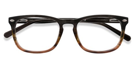 willow rectangle brown and tortoise frame eyeglasses eyebuydirect
