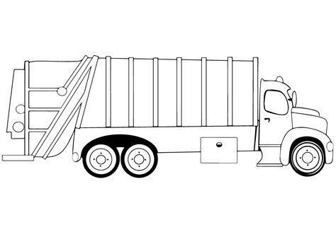 garbage truck coloring pages worksheet school truck coloring pages