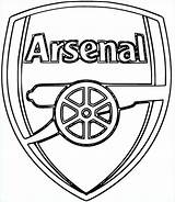 Arsenal Coloring Pages Football Logo Coloriage Imprimer Printable Club Blason Getcolorings Color Getdrawings Print sketch template