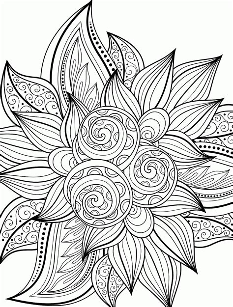 printable coloring page  adults  image  art coloring home