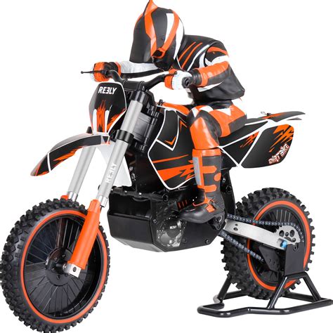 reely dirtbike brushless  rc motorcycle electric rtr  ghz