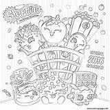 Coloring Pages Shopkins Official Printable Group Info sketch template