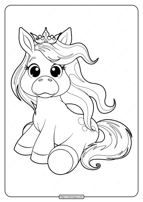 cute pony coloring pages