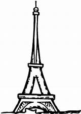 Tower Eiffel Drawing Coloring Easy Tokyo Pages Clipart Paris Getdrawings Ghoul Clipartmag 3d sketch template