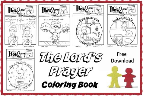 lords prayer  kids  lessons activities coloring pages