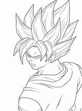 Goku Dragon Drawings Traceable Ball Drawing Ssj2 Ssj Fanpop Trace Getdrawings Fan Lineart Paintingvalley sketch template