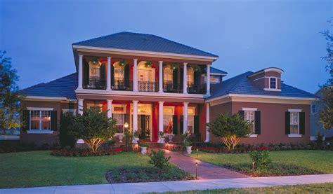 southern colonial   story balcony cl architectural designs house plans