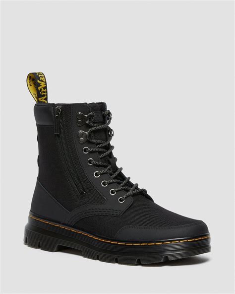 dr martens leather combs zip casual boots  black lyst