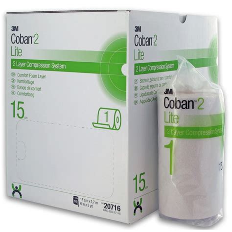 coban  lite compression system comfort foam layer cm