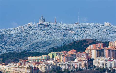 laagste temperatuur spanje  graden met sneeuw  barcelona en op mallorca