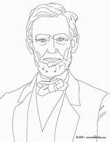 Lincoln Abraham Colorear Presidente Presidentes Hellokids Albanysinsanity Coloringhome sketch template