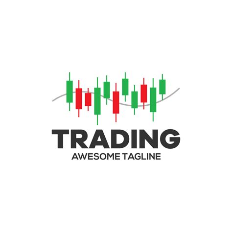 trading financial vector logo trading icon candlestick trading trading stock symbol market