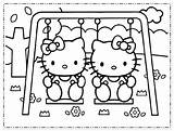 Kitty Hello Coloring Pages Printable Birthday Girls Kids Print Color Colouring Cute Hellokitty Getcolorings Colorings Friends Book Valentines Activity Getdrawings sketch template