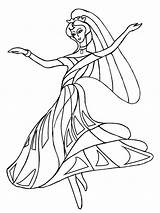 Princess Coloring Pages Dancing Beautiful sketch template