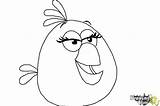 Matilda Angry Coloring Bird Draw Pages Birds Drawing Large Cartoon Drawingnow Step Getdrawings sketch template