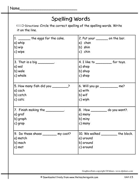 practice spelling words worksheets worksheetocom