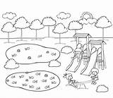 Parques Imagui Pintar Sucio Waldspielplatz Jugando Rund Ums Spielen Infantiles Malvorlage Spielplatz Imagen 2253 sketch template
