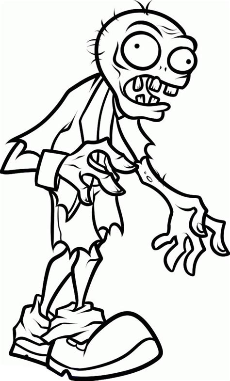 plant  zombie coloring page  kids coloring sky