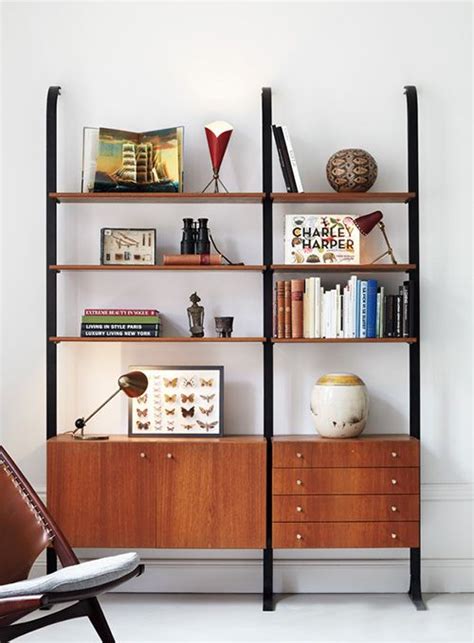 original mid century modern bookcases youll  digsdigs