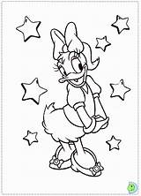 Coloring Daisy Duck Pages Dinokids Disney Popular Kids Close Print Coloringdisney sketch template