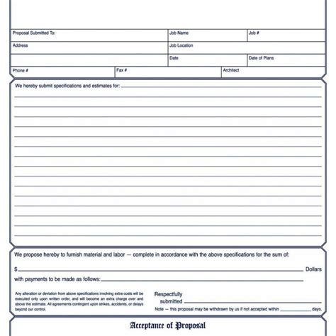 printable fence estimate form template