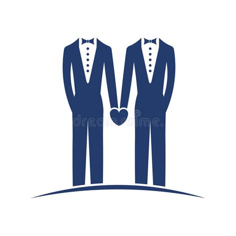 wedding couple logo stock vector illustration of life