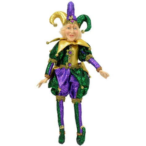 mardi gras jester doll  xn craftoutletcom