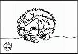 Monster High Pet Pets Coloring Pages Br Colouring Related Posts sketch template