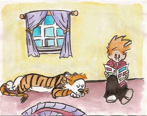 Calvin And Hobbes Grown Up By Bluepenguine On Deviantart