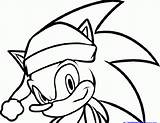 Sonic Christmas Coloring Pages Getcolorings Color Printable sketch template