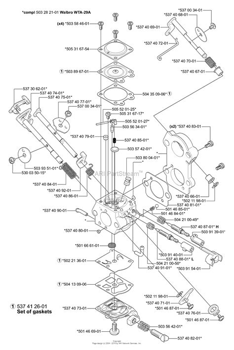 husqvarna  rancher carburetor diagram