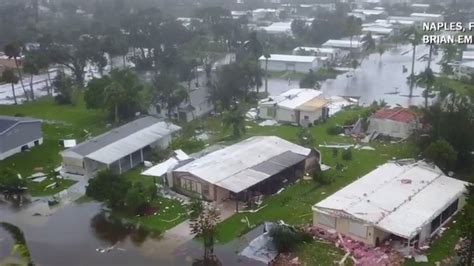 drone video  hurricane irma damage  naples wtspcom