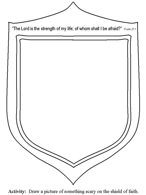 faith shield coloring page coloring pages hot sex picture