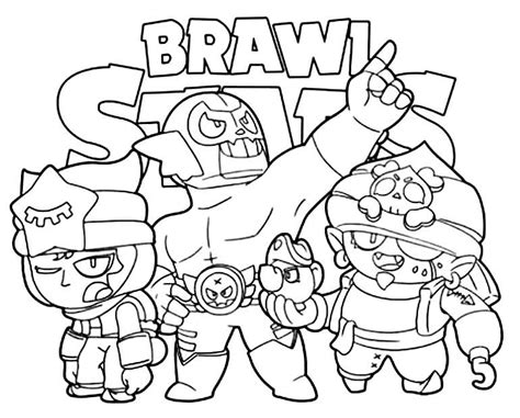 hq  amber brawl stars  colorir dibujo anime brawl stars