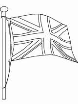 Vlag Inghilterra Engeland Angleterre Engels Bandeira Flagge Kleurplaten Inglese Englische Unido Reino Bandiera Engelse Ausmalen Malvorlage Ausmalbild Flag3 Unito Regno sketch template