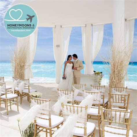 le blanc spa resort beach theme wedding  inclusive wedding