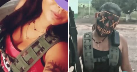 who is la cholita busty assassin of los viagras cartel shares sexy