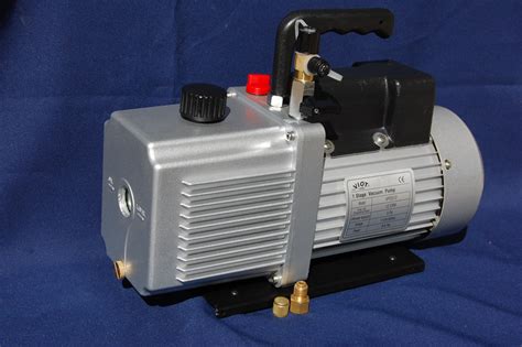 rotary vane vaccum pump cfm hp continuous duty pulsator hvac  ports sizes industrial size