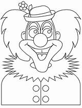 Coloring Circus Pages Clown Printable Clown2 Book Print Clipart Coloringpagebook Comments Kids Karneval Advertisement Choose Board sketch template