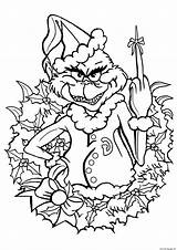 Grinch Coloring Pages Christmas Printable Stole Seuss Kids Dr Color Print Book Adult Characters Children sketch template