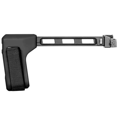 sb tactical fs aluminum folding pistol brace black black  sportsmans warehouse