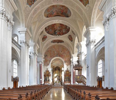 klosterkirche st peter und paul weissenau innenraum foto bild