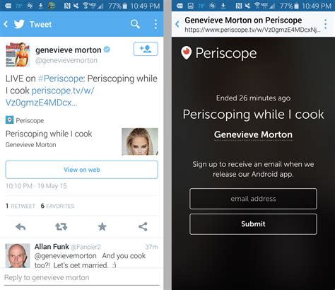 download the periscope android app