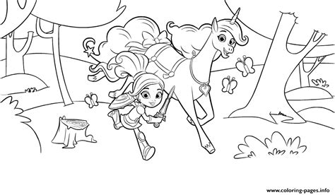 gambar  unicorn princess coloring pages fantasy printable sofia
