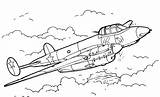 Fighter Coloring Pages Aircraft Print Color Kids sketch template