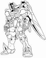 Coloring Pages Gundam Suit Wing Mobile Master Katoki Book Trending Days Last sketch template