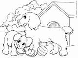 Puppy Coloring Dog Kinderart Pdf Print Size sketch template